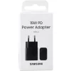 Samsung 15W EP-T1510NBEGEU Gyári hálózati adapter, 15W PD USB Type-C, fekete