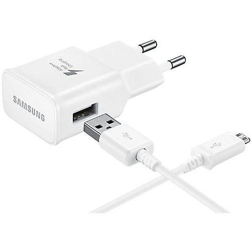 Samsung EP TA20EWE 2 Amperes - USB Fast Charger/gyorstöltő fehér + DG30DWE MicroUSB+USB-C kábellel