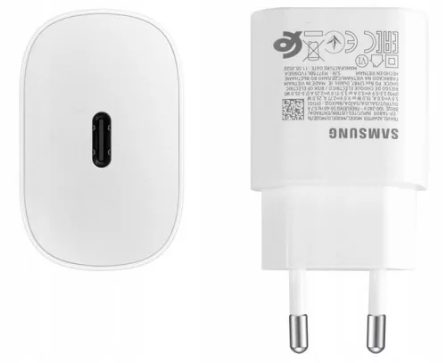 SAMSUNG EP-TA800EWE Hálózati töltő USB-C 25W, fehér