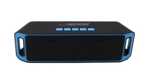 Esperanza Folk Bluetooth hangszóró, FM, fekete-kék