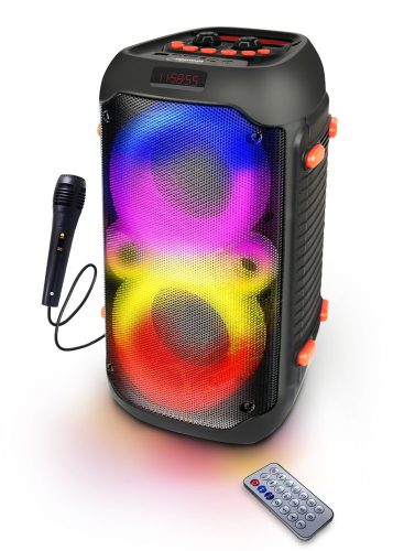 Esperanza Singer RGB Bluetooth hangszóró, karaoke szett