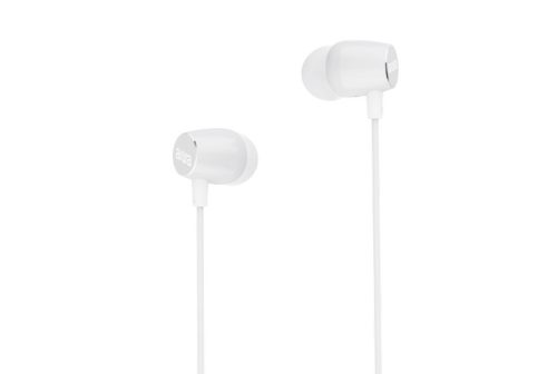 Aiwa ESTM-20WT dinamikus vezetékes fülhallgató mély basszussal és kristálytiszta hangzással, fehér színben