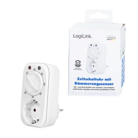   Logilink Mechanikus időkapcsoló sötétedés érzékelővel (ET0012)