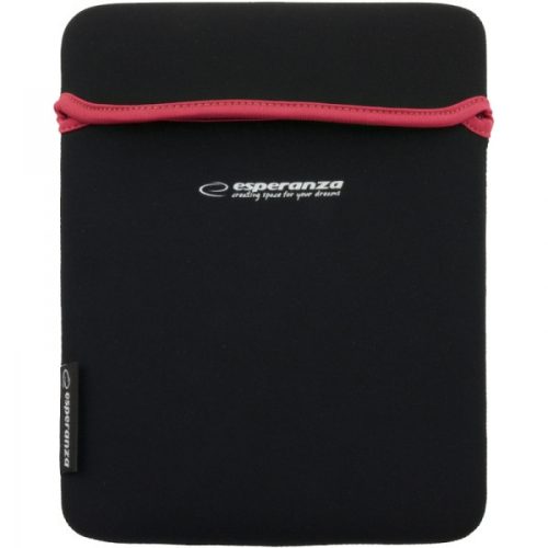 ESPERANZA NEOPRÉN TÁSKA 9,7" ET172R TABLETHEZ FEKETE/PIROS ET172R