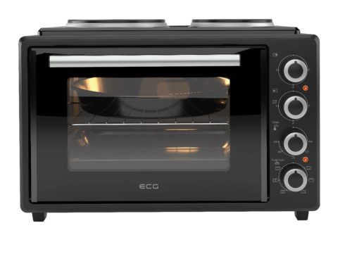 ECG ETH 3501B Minisütő főzőlapokkal 35L- Fekete