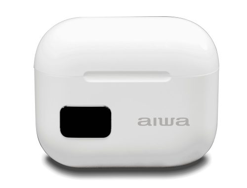 Aiwa ETWS-150WT Bluetooth 5.3 fülhallgató, 16 órás üzemidő, USB-C gyorstöltés. Kiváló hangzás, stílusos kivitel, fehér (ETWS-150WH)