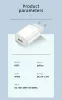 Jellico EU01W Hálózati töltő 2,4A 12W 1xUSB, Fehér