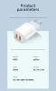  Jellico EU02 Hálózati töltő 2.4A 12W 2xUSB, Fehér