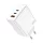 Jellico EU20 GaN PD Hálózati töltő 65W 2 x USB-C + 1 xUSB QC3.0, fehér