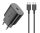 Jellico EU25 Hálózati gyorstöltő 25W USB-C, + USB-C-USB-C kábel, Fehér