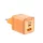 JELLICO fali töltő EU55 GaN PD 33W 1xUSB-C + 1xUSB QC3.0, Narancssárga