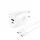 Foneng fali töltő EU67 PD 45W GaN 1xUSB-C + 1xUSB QC3.0 + kábel USB-C - USB-C, fehér