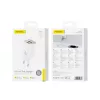 Foneng fali töltő EU71 PD 30W 1xUSB-C + 1xUSB QC3.0 + kábel USB-C - USB-C, fehér