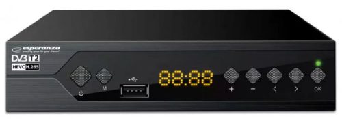 ESPERANZA digitális tuner dvb-t2 h.265 / hevc EV107R