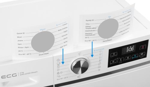 ECG EWS 60120 iSteam Mosógép, 6kg