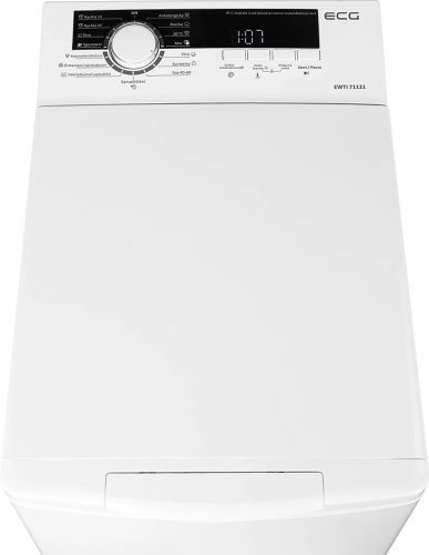 ECG EWTI 71121 Mosógép felültöltős A fehér, 7Kg