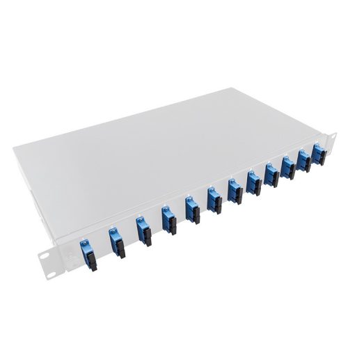 Logilink Optikai kábel elosztó, 19" (ODF) SC-DX 12 P
