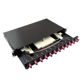   Logilink Optikai kábel elosztó, 19" (ODF) SC-SX 12 P (F12SS4B)