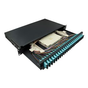   Logilink Optikai kábel elosztó, 19" (ODF) SC-DX 24 P, fekete (F24SD3B)