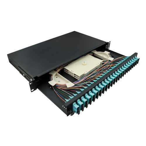 Logilink Optikai kábel elosztó, 19" (ODF) SC-DX 24 P, fekete