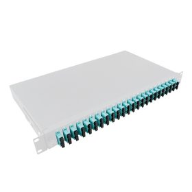   Logilink Optikai kábel elosztó, 19" (ODF) SC-DX 24 P, szürke (F24SD3G)