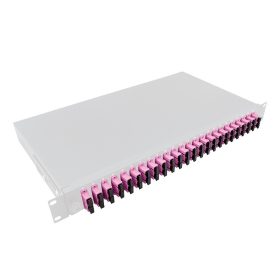   Logilink optikai kábel elosztó, 19" (ODF) SC-DX 24 P, szürke (F24SD4G)