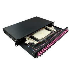   Logilink Optikai kábel elosztó, 19" (ODF) SC-SX 24 P, fekete (F24SS4B)