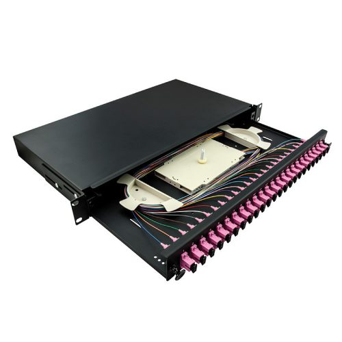 Logilink Optikai kábel elosztó, 19" (ODF) SC-SX 24 P, fekete