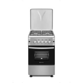Novacook F5S40G2 INX inox gáztűzhely GÁZ-GÁZ 50 x 55 cm