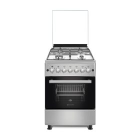 Novacook F6B40EF INOX kombinált tűzhely inox 57 x 58 cm