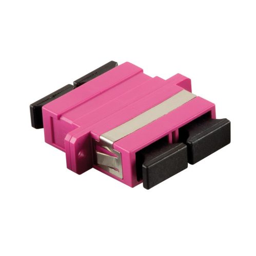 Logilink Száloptikai SC/SC duplex csatoló, lila