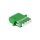 Logilink Fiber Adapter LC Quad, 12 db, karimával, zöld