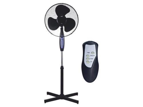 Well FAN-STAND-FREEZE-WL álló ventilátor fekete, 43 cm, 45W