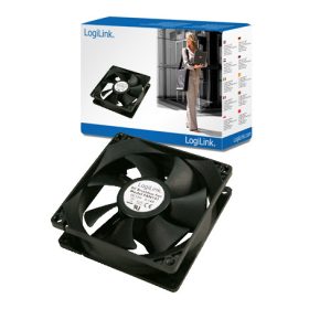 Logilink Ventilátor 80x80x25mm fekete (FAN101)