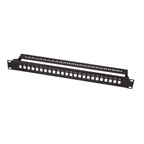Logilink 19" száloptikai panel 24 os LC Duplex vagy SC egyoldalas adapterhez