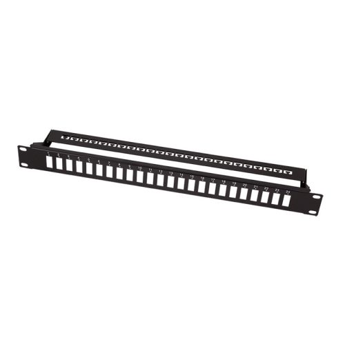 Logilink 19" száloptikai panel 24  SC-Duplex vagy LC-Quad adapterhez