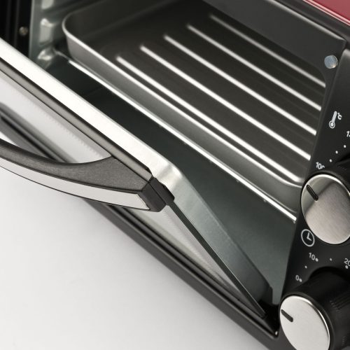 Girmi FE10 Kompakt méretű elektromos sütő, főzéshez, sütéshez, melegítéshez, 800W, 10 literes, 60 perces időzítővel