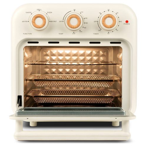 Girmi FG28 Ecofrit 14L forrólevegős, pizza és multifunkciós sütő – XXL kapacitás, sokoldalú sütés, egészséges fogások (FG2801)