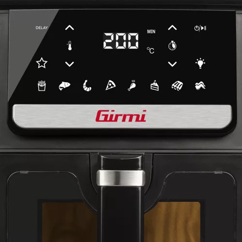 Girmi FG84 Ecofrit Crisp Forrólevegős sütő 6.5 literes (FG8400)