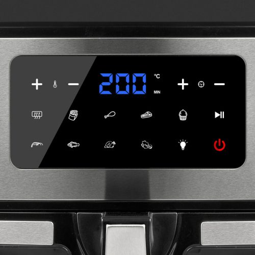 Girmi FG89 Ecofrit XXL Forrólevegős sütő 9,2 literes űrtartalommal, 60 perces időzítővel, sok extra szolgáltatással