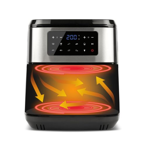 Girmi FG89 Ecofrit XXL Forrólevegős sütő 9,2 literes űrtartalommal, 60 perces időzítővel, sok extra szolgáltatással