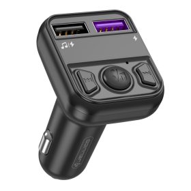 Jellico FM1 Bluetooth FM Transmitter, 2 x USB, 3,1A, Fekete