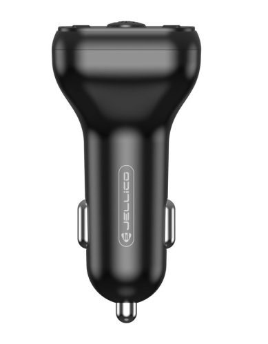 Jellico FM1 Bluetooth FM Transmitter, 2 x USB, 3,1A, Fekete
