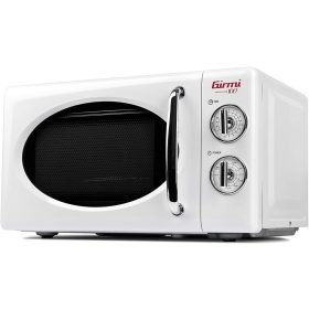   Girmi FM21 Mikrohullámú sütő fehér színben, 20 literes, 30 perces időzítővel, 1150 W (teljesítmény), 800 W (grillteljesítmény)
