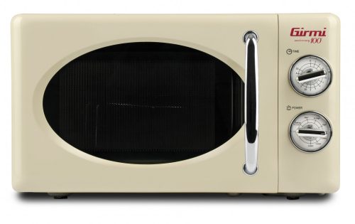 Girmi FM21 Mikrohullámú sütő krém színben, 20 literes, 30 perces időzítővel, 1150 W (teljesítmény), 800 W (grillteljesítmény)