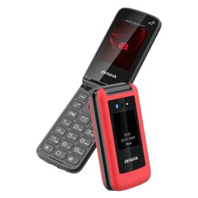   Aiwa FP-30-4G/RD Kettős SIM kártya fogadására képes 4G telefon -  Egyszerűség, Megbízhatóság, Funkcionalitás!