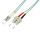 Logilink Fiber duplex patch kábel, OM3, 50/125 , LC-SC, aqua, 1 m