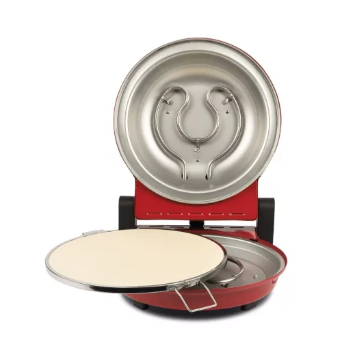 Girmi FP50 Forno Elettrico  házi pizza sütő piros színben, 4 perc alatt, 31cm-es pizza