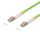Logilink Fiber duplex patch kábel, OM5, 50/125 , LC-LC, lime zöld, 5 m