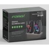 Forev FV-209 multimédia sztereó hangszóró rgb led világítással 6W
